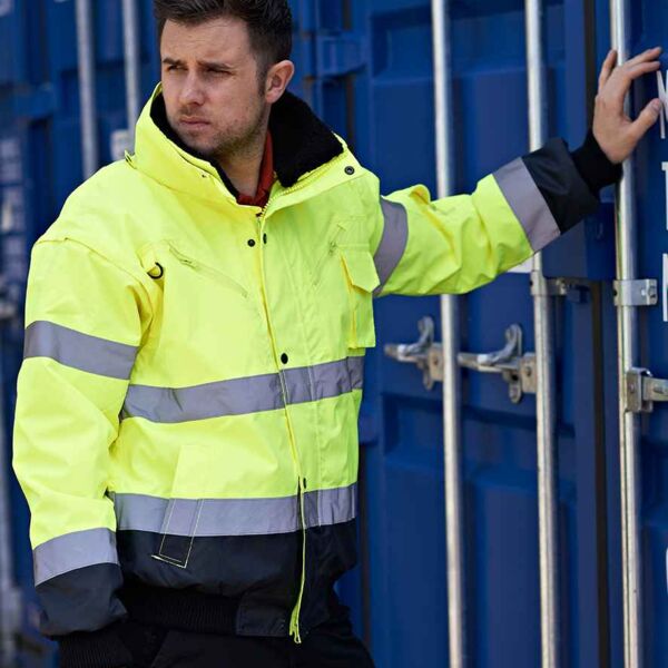 Portwest 3-in-1 Hi-Vis Bomber Jacket Thumbnail
