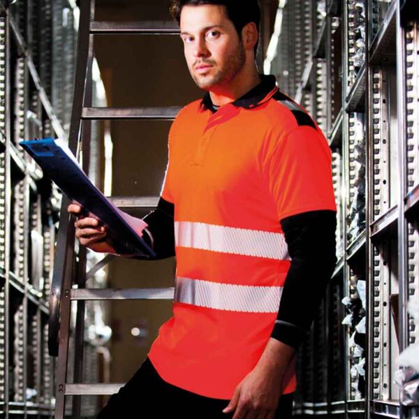 Portwest PW3 Hi-Vis Polo Shirt Thumbnail